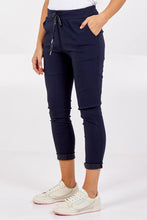 Load image into Gallery viewer, Made In Italy Magic Trousers Soft Stretch To Fit With Adjustable Waist
