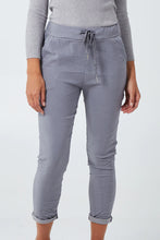 Load image into Gallery viewer, Made In Italy Magic Trousers Soft Stretch To Fit With Adjustable Waist
