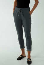 Load image into Gallery viewer, Made In Italy Magic Trousers Soft Stretch To Fit With Adjustable Waist
